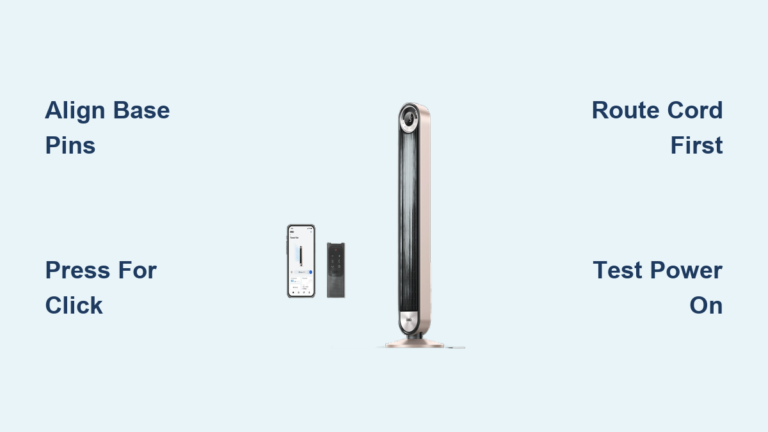 How to Assemble Dreo Tower Fan