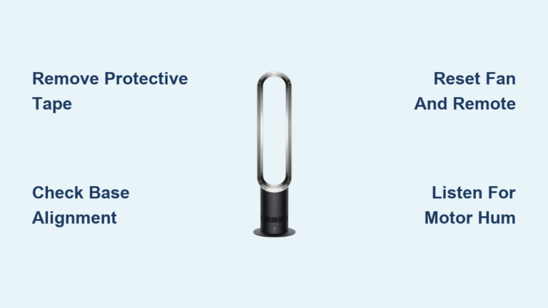 Fix Dyson Cool Tower Fan Not Oscillating