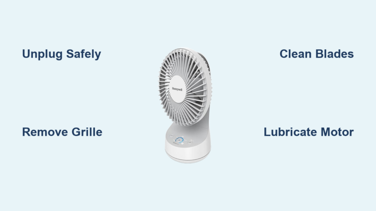 How to Clean Honeywell Table Fan