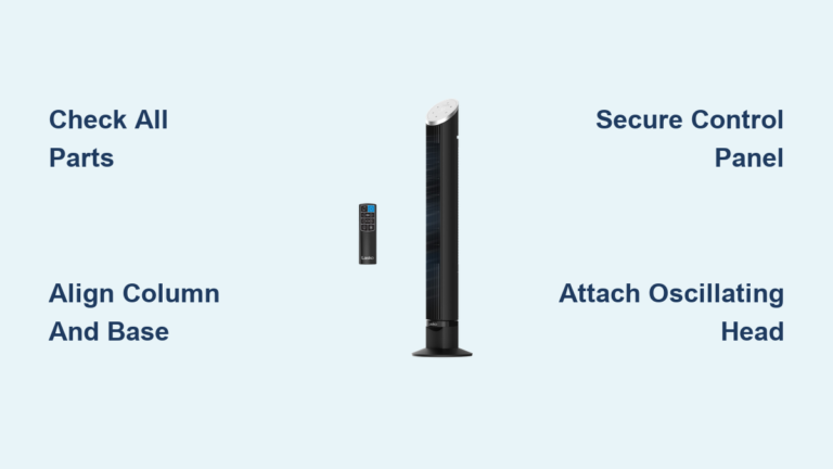 How to Assemble Lasko Tower Fan