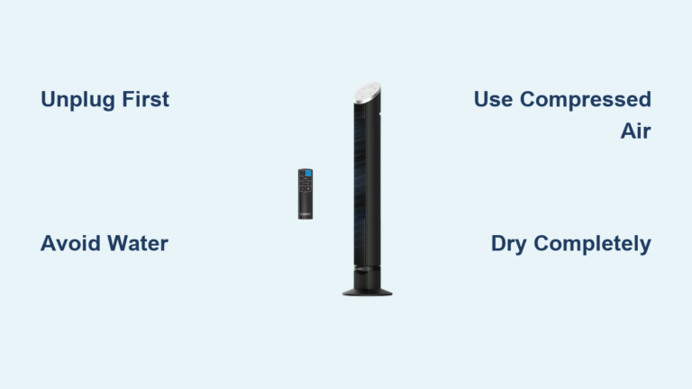How to Clean Lasko Tower Fan