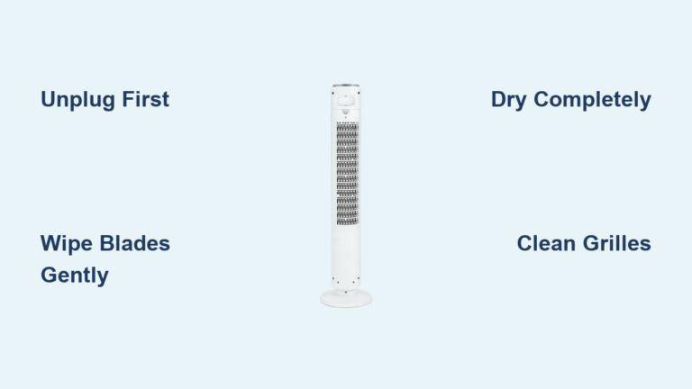 How to Clean Levoit Tower Fan