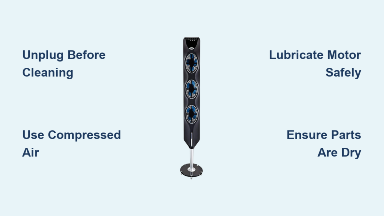 How to Clean Ozeri Tower Fan