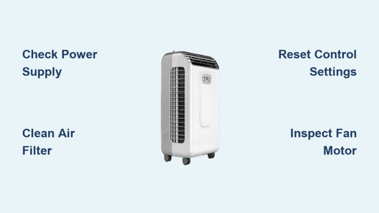 Fix Portable Air Conditioner Fan Not Working