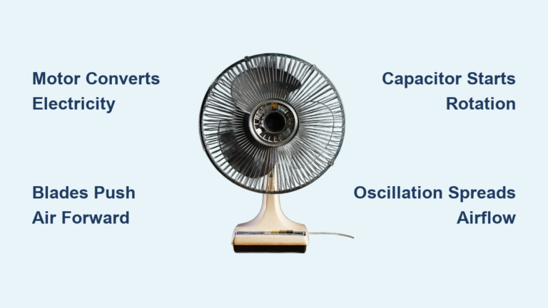 How Table Fans Work: Simple Guide