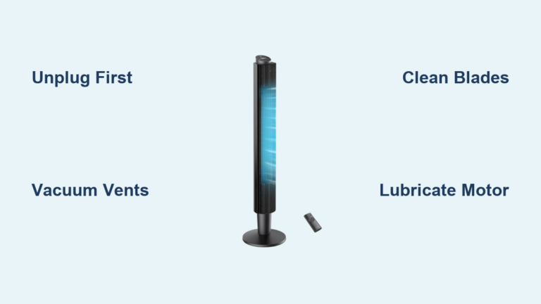 How to Clean TaoTronics Tower Fan