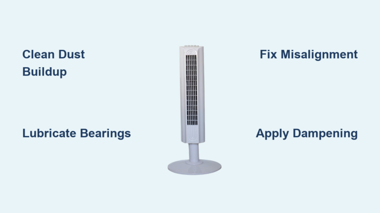 How to Fix a Noisy Tower Fan