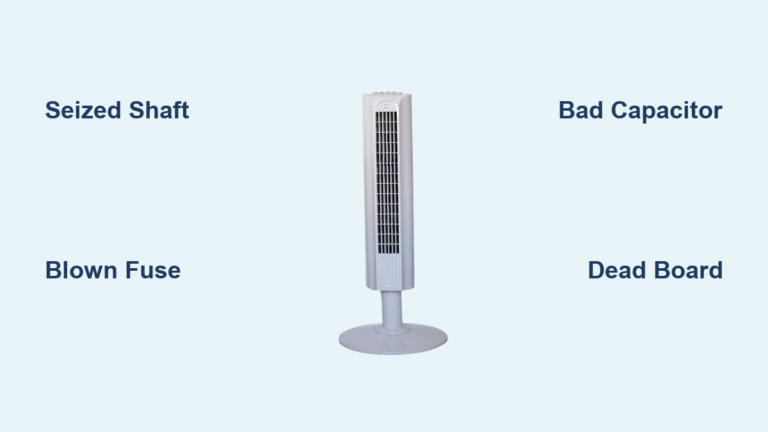 How to Fix Tower Fan Motor Not Working