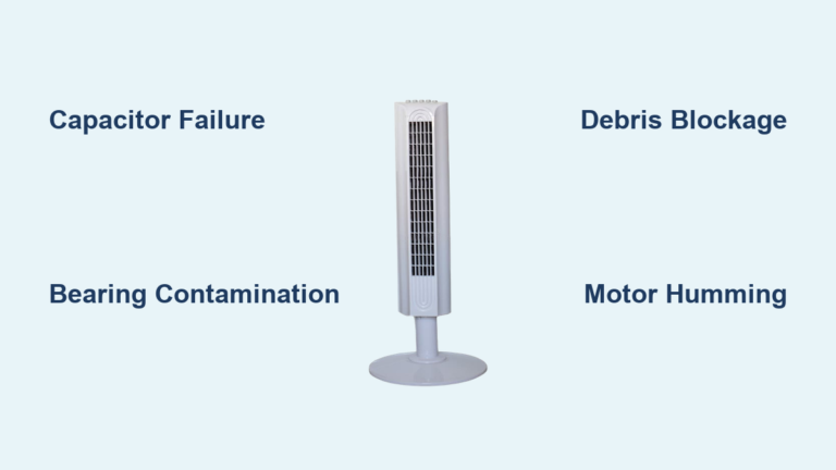 Fix Tower Fan Blades Not Spinning