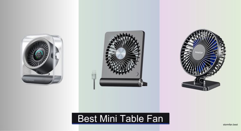 8 Best Mini Table Fans of 2026