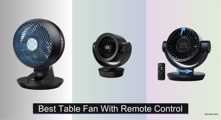 8 Best Table Fans with Remote Control 2026