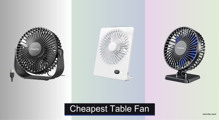 8 Cheapest Table Fans of 2026