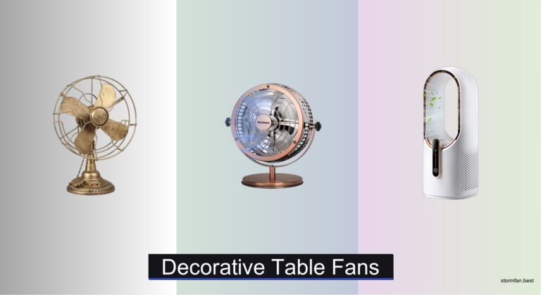 8 Best Decorative Table Fans of 2026