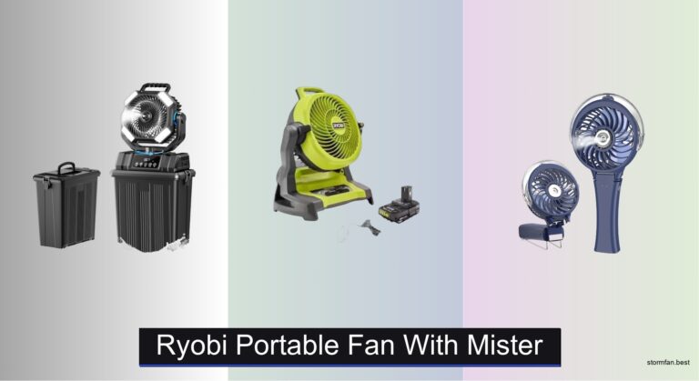 7 Best Ryobi Portable Fans With Mister 2026