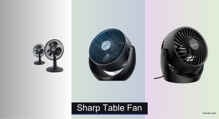 4 Best Sharp Table Fans of 2026