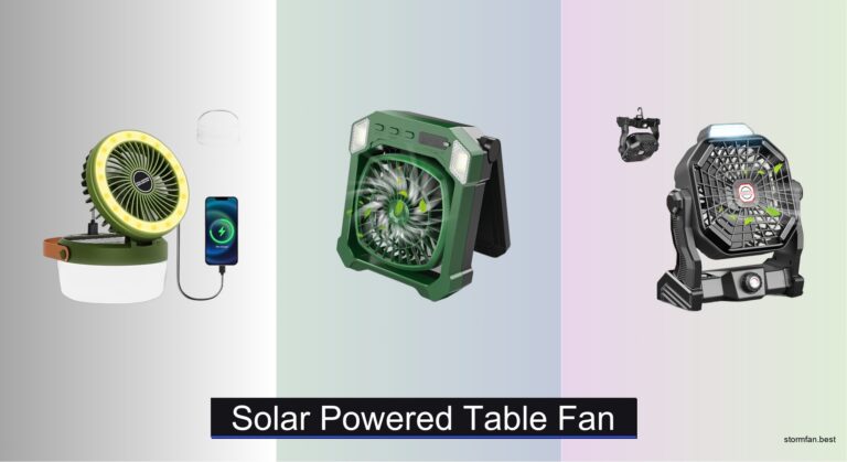 8 Best Solar Powered Table Fans 2026, Analyzed